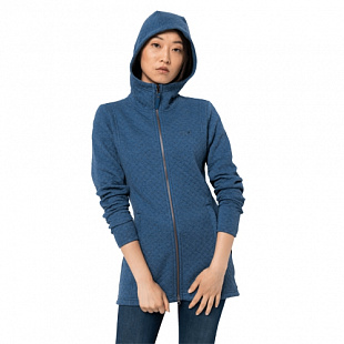 Пальто женское Jack Wolfskin Mila Hooded Jacket W ocean wave