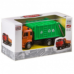 Инерционная машина Play Smart мусоровоз Автопарк 6512D green