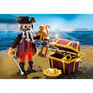 Игровой набор Playmobil Пират и сундук с сокровищами 4783