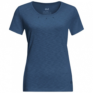 Футболка женская Jack Wolfskin Travel Drape T W ocean wave