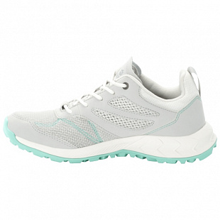 Кроссовки женские Jack Wolfskin Woodland Vent Low W light grey / light green