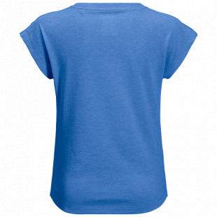 Футболка детская Jack Wolfskin Brand T Girls zircon blue