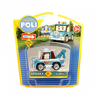 Игрушка Robocar Poli Спуки металлическая машинка 6 см 83166
