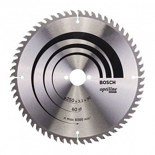 Диск пильный по дереву Bosch 25x3 см 60 зубьев 2608640729