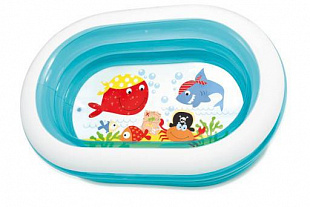 Бассейн Intex Oval Whale Fun 57482