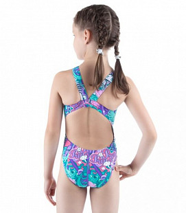 Купальник детский спортивный Mad Wave Funky purple/blue
