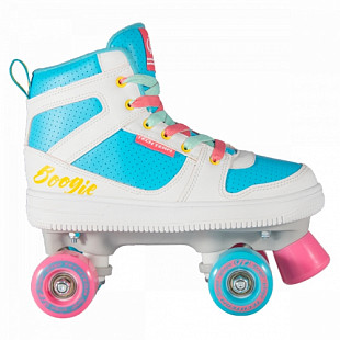 Роликовые коньки Tech Team Boogie-Woogie white/blue