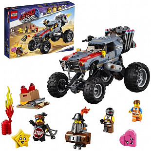Конструктор LEGO Movie 2 Побег Эммета и Дикарки на багги 70829