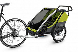 Детская мультиспортивная коляска Thule Chariot Cab2 Chartreuse (10204001)