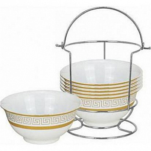 Набор пиал Bekker 370 мл BK-5923 gold