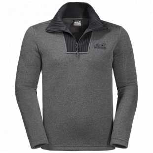 Пуловер мужский Jack Wolfskin Scandic Pullover Men tarmac grey