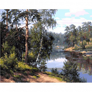 Картина по номерам Picasso Лесная река PC4050401