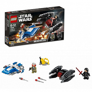 Конструктор LEGO Истребитель типа A против бесшумного истребителя СИД 75196