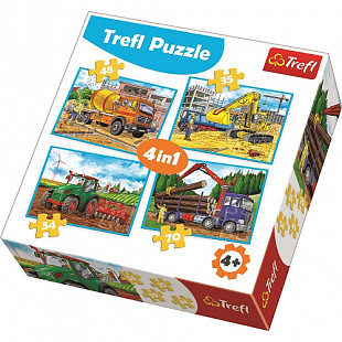 Пазл Trefl Строительная техника 34298