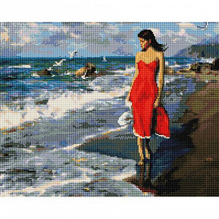 Алмазная мозаика Picasso Ласковые волны прибоя PD4050066