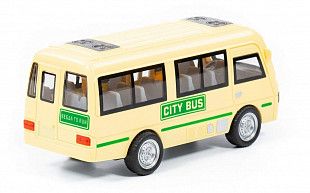 "Городской автобус", автомобиль инерционный (со светом и звуком)
