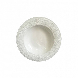 Тарелка глубокая Tudor England 25 см TU3162-1 white