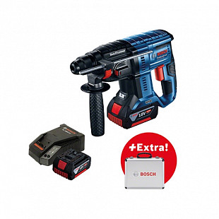 Перфоратор аккумуляторный Bosch GBH 180-LI + набор буров 0615990L2R