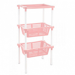 Этажерка Berossi Mommy love 3-х секционная light pink