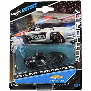 Машинка Maisto 1:64 2014 Corvette Stingray Coupe (15494) black