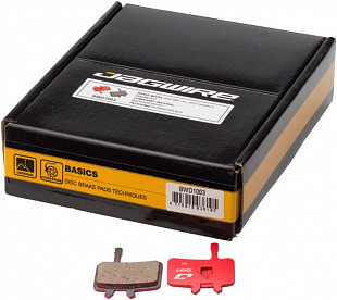 Тормозные колодки Jagwire Mountain Sport Disc Pad Avid BB7, All Juicy, red, BWD1003