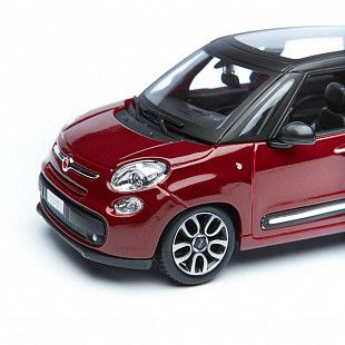 Машинка Bburago Fiat 500L (18-22126) red