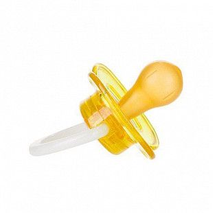 Пустышка Canpol babies Space Латексная Круглая 0-6 мес. (23/221_yel) yellow