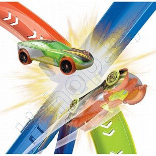 Трек Hot Wheels Скоростное крушение по спирали (HGV67)
