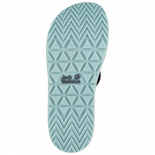 Вьетнамки женские Jack Wolfskin Beachster W ebony / green haze