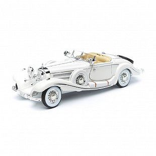 Масштабная модель автомобиля Maisto 1:18 Мерседес Бенц 500 К (36055) white