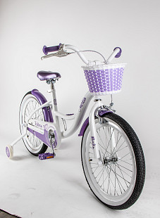 Велосипед Tech Team Merlin 20" 2021 white/purple