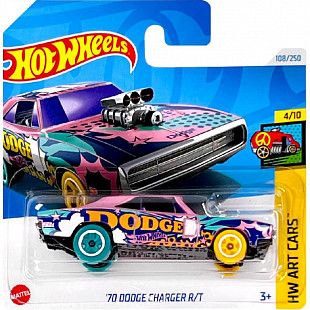 Машинка Hot Wheels Базовой коллекции '70 Dodge Charger 108/250 (5785 HTD47)