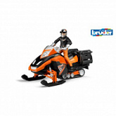 Игрушка Bruder Снегоход и фигурка водителя с аксессуарами 63-101