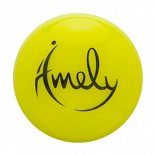 Мяч для художественной Amely AGB-301 19 см yellow