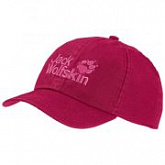 Бейсболка детская Jack Wolfskin Kids Baseball Cap azalea red 1901011-2081495