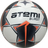 Мяч футбольный Atemi Burst р. 5 white/black/red