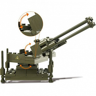 Конструктор Sluban Тяжелый транспортер M38-B0302