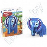Игрушка сборная из мягких элементов Magneticus Животные (ANM-001) слон