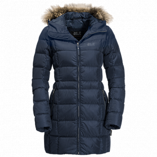 Пальто женское Jack Wolfskin Baffin Island Coat midnight blue