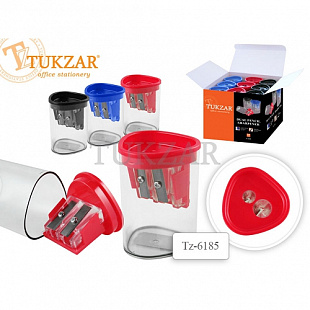 Точилка Tukzar двойная в ассортименте TZ 6185