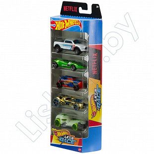 Набор машинок Hot Wheels Let's Race 5 шт. (1806 HTV42)