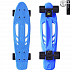 Penny board (пенни борд) Y-Scoo Skateboard Fishbone 22 405-B Blue-Black