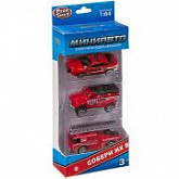 Инерционная машина Play Smart металлическая набор пожар 6389-4