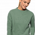 Пуловер женский Jack Wolfskin Winter Logo Sweatshirt W ming green