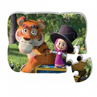 Мягкие пазлы-магниты Vladi Toys Маша и Тигр VT3205-15