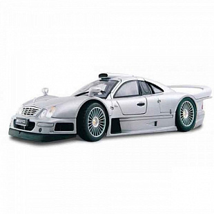 Масштабная модель автомобиля Maisto 1:24 Мерседес CLK-GTR (31949) grey