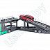 Автовоз Bburago Mercedes Benz Actros + машинка Bburago Ford Focus Combi (18-31456/18-31459) green