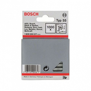 Скрепки Bosch 14/6" мм (1000 штук) 1609200371