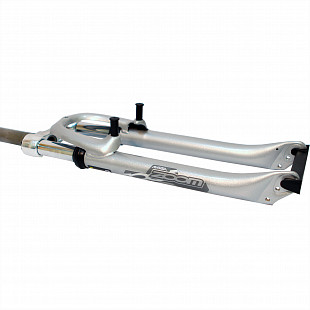 Вилка амортизационная Zoom 410E МТВ 26" silver ZTB11126