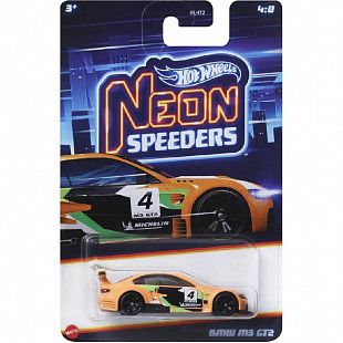 Машинка Hot Wheels Neon Speeders BMW M3 GT2 4/8 (HLH72 HRW78)